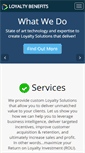 Mobile Screenshot of loyaltybenefits.com