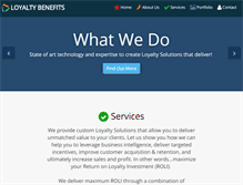 Tablet Screenshot of loyaltybenefits.com